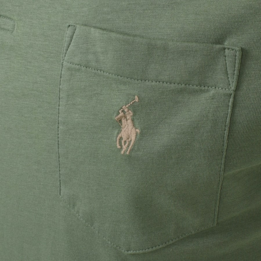 Ralph Lauren Classic Polo T Shirt Green male XX Large
